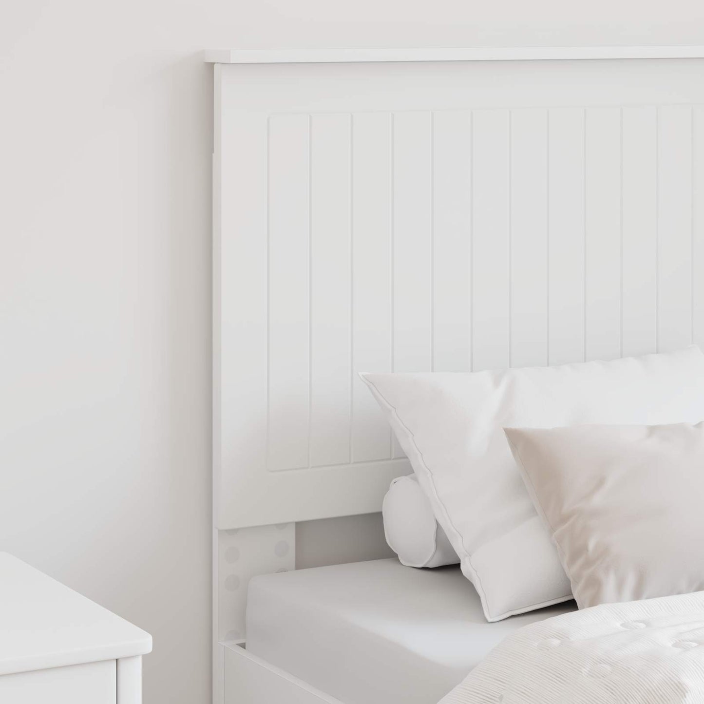 Kopfteil mit Kopfteil Weiß 75 cm Holzwerkstoff