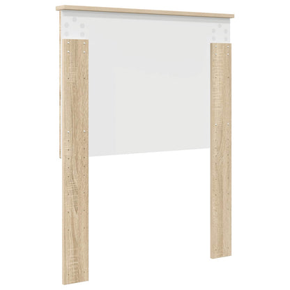 Kopfteil mit Kopfteil Sonoma-Eiche 75 cm Holzwerkstoff