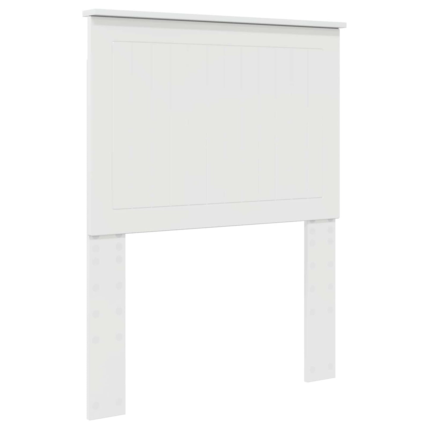 vidaXL Tête de lit avec panneau de lit Blanc brillant 75 cm Bois d'ingénierie