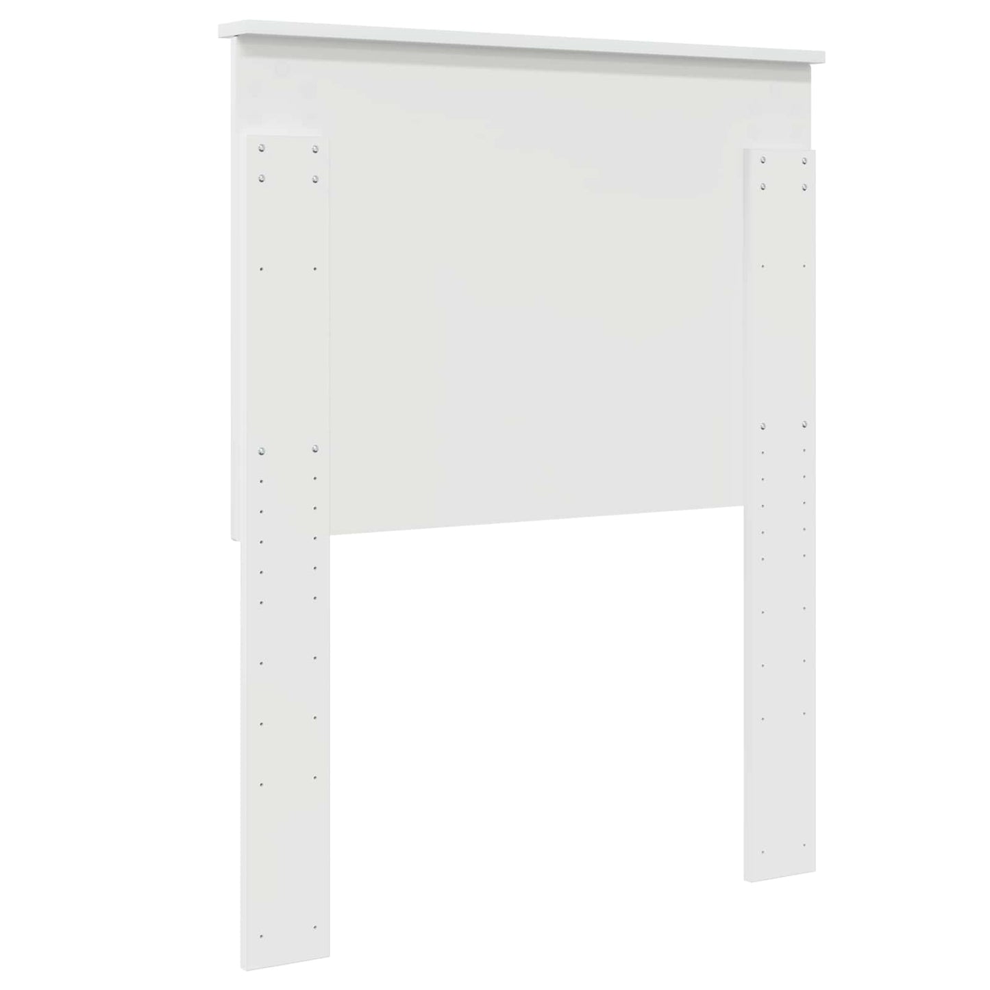 vidaXL Tête de lit avec panneau de lit Blanc brillant 75 cm Bois d'ingénierie