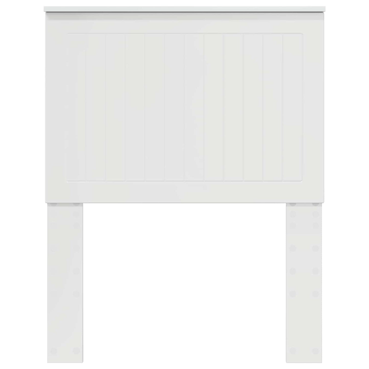 vidaXL Tête de lit avec panneau de lit Blanc brillant 75 cm Bois d'ingénierie