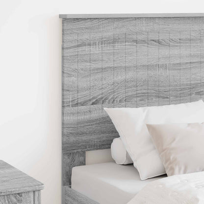 vidaXL Tête de lit avec tête de lit Gris Sonoma 75 cm Bois d'ingénierie