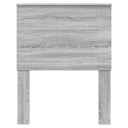 vidaXL Tête de lit avec tête de lit Gris Sonoma 75 cm Bois d'ingénierie