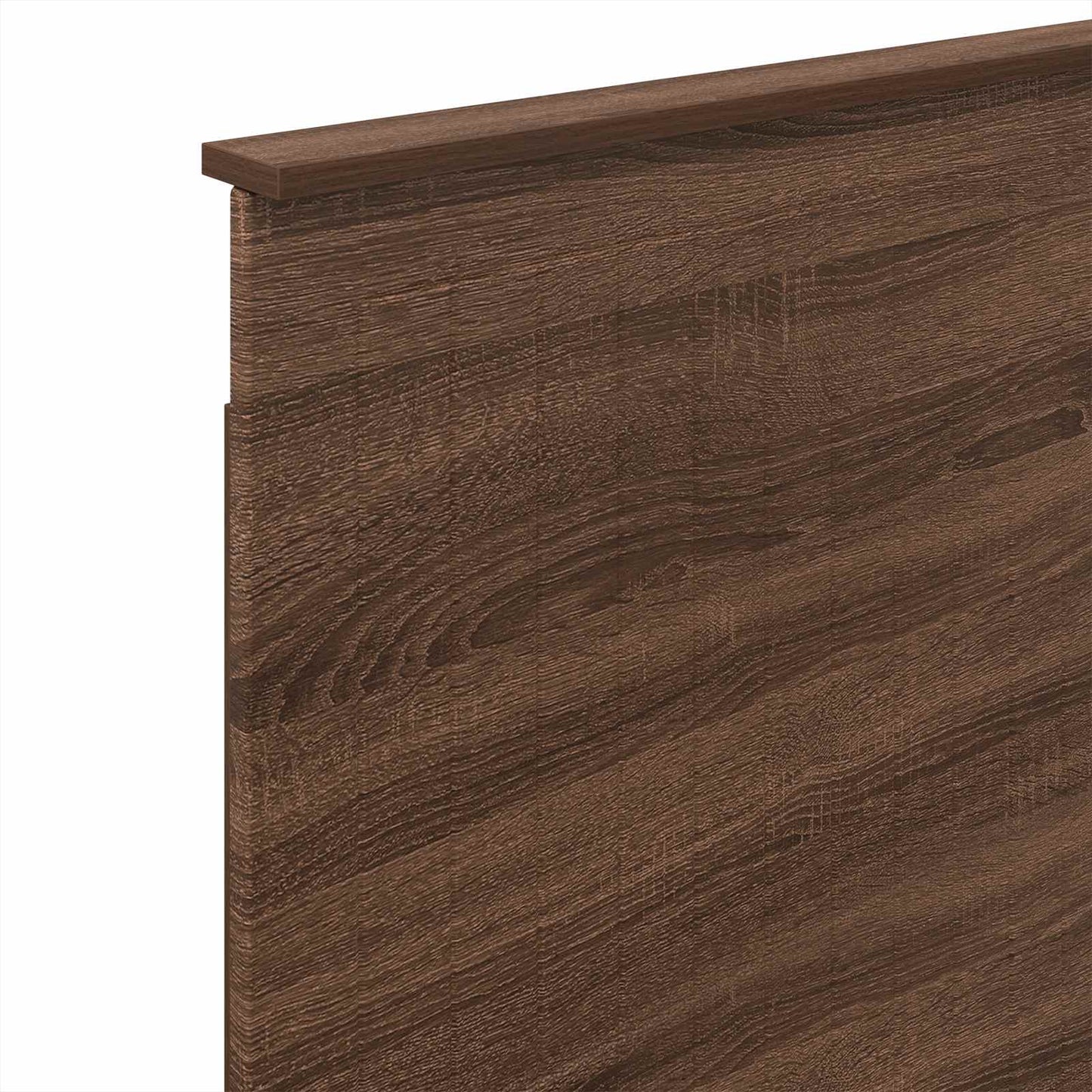 vidaXL Tête de lit avec tête de lit aspect chêne marron 75 cm en bois d'ingénierie