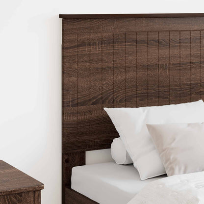 vidaXL Tête de lit avec tête de lit aspect chêne marron 75 cm en bois d'ingénierie