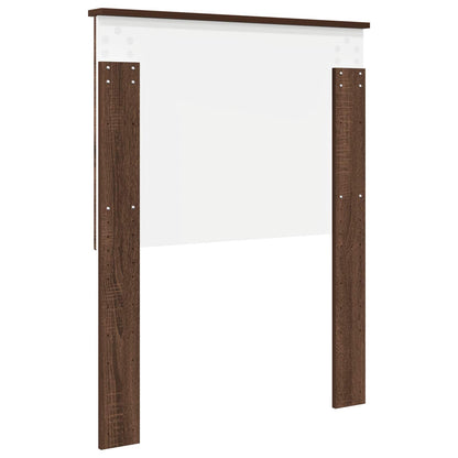 vidaXL Tête de lit avec tête de lit aspect chêne marron 75 cm en bois d'ingénierie