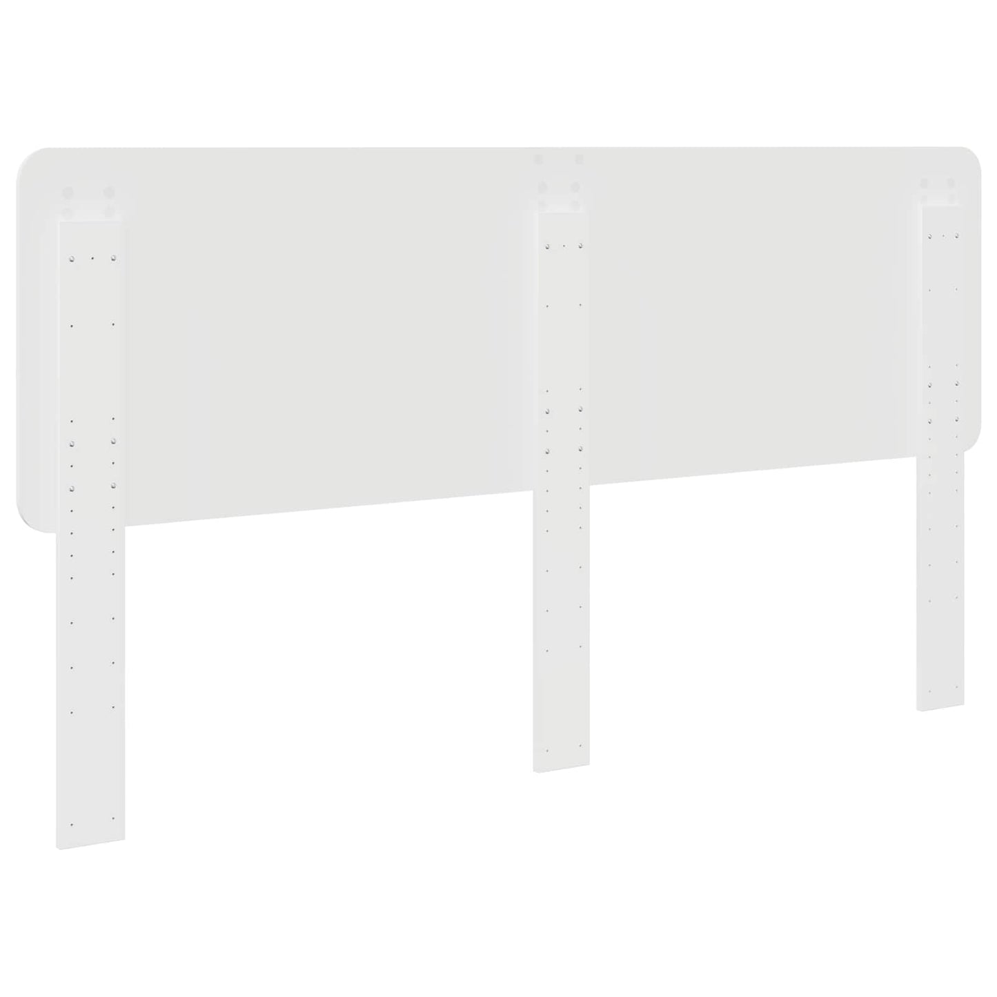 Kopfteil Weiß 200 cm Holzwerkstoff