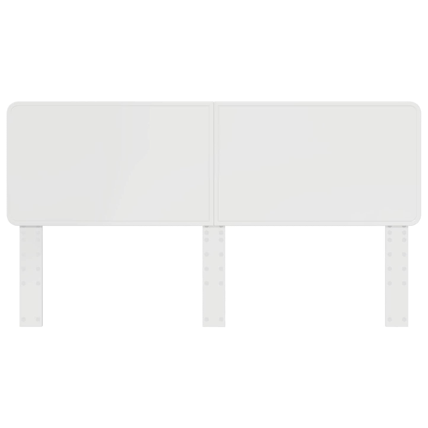 Kopfteil Weiß 200 cm Holzwerkstoff