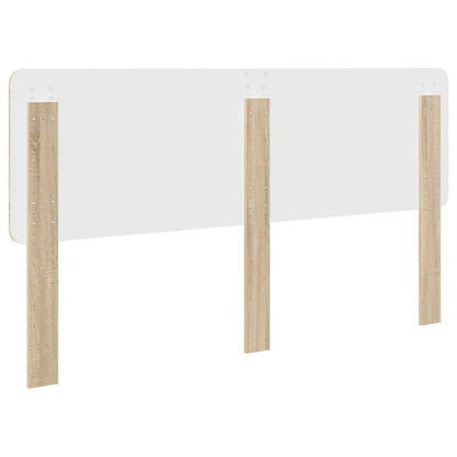 Kopfteil Sonoma-Eiche 200 cm Holzwerkstoff