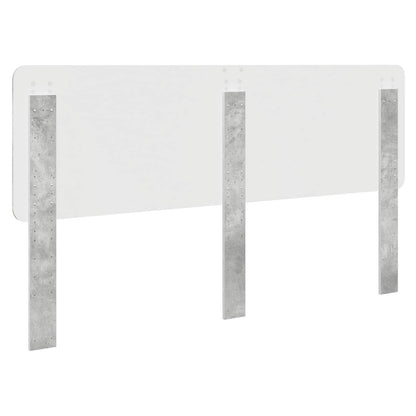 vidaXL Tête de lit Gris béton 200 cm Bois d'ingénierie