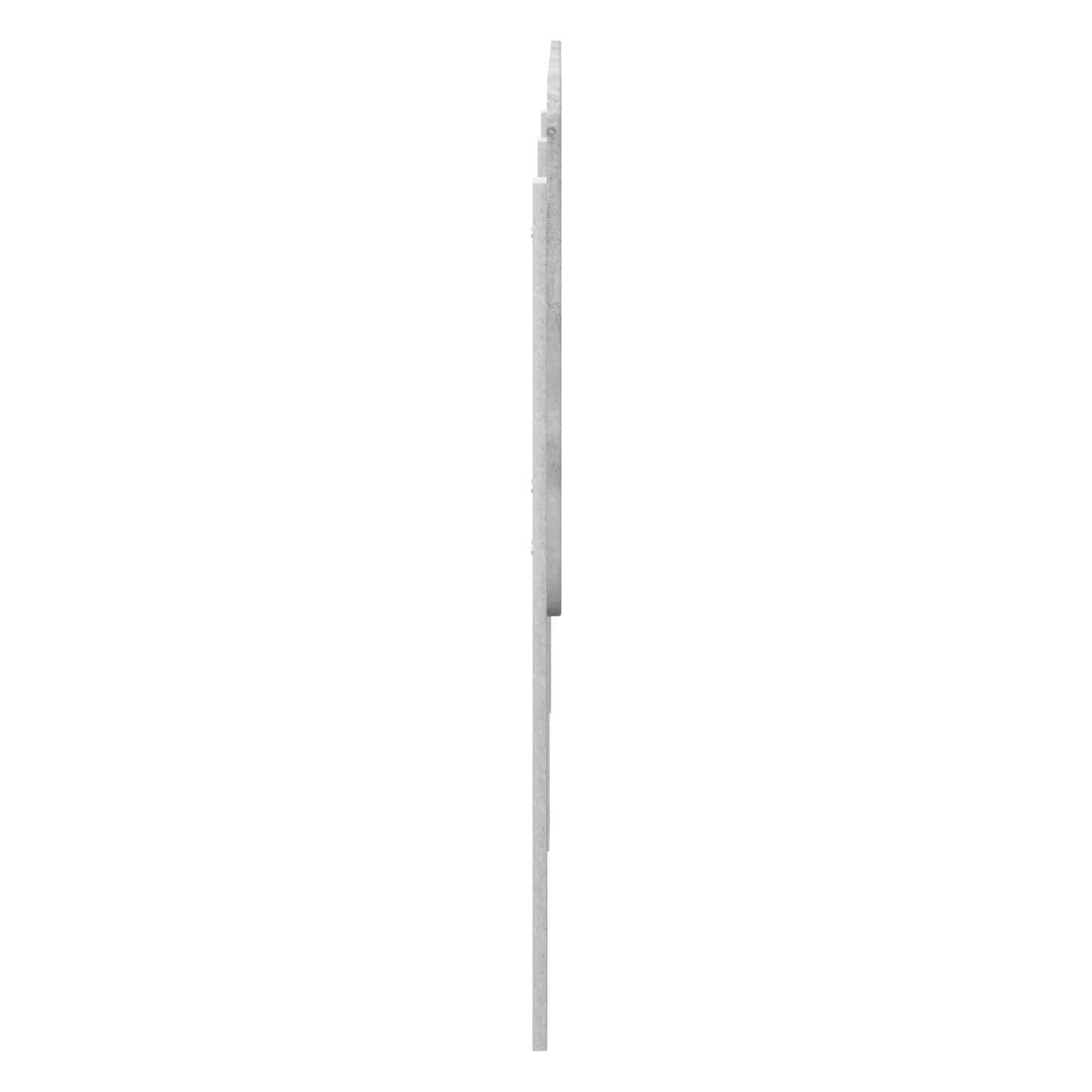 vidaXL Tête de lit Gris béton 200 cm Bois d'ingénierie