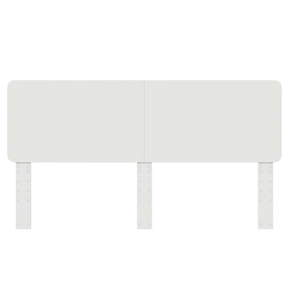 Kopfteil Glänzend Weiß 200 cm Holzwerkstoff