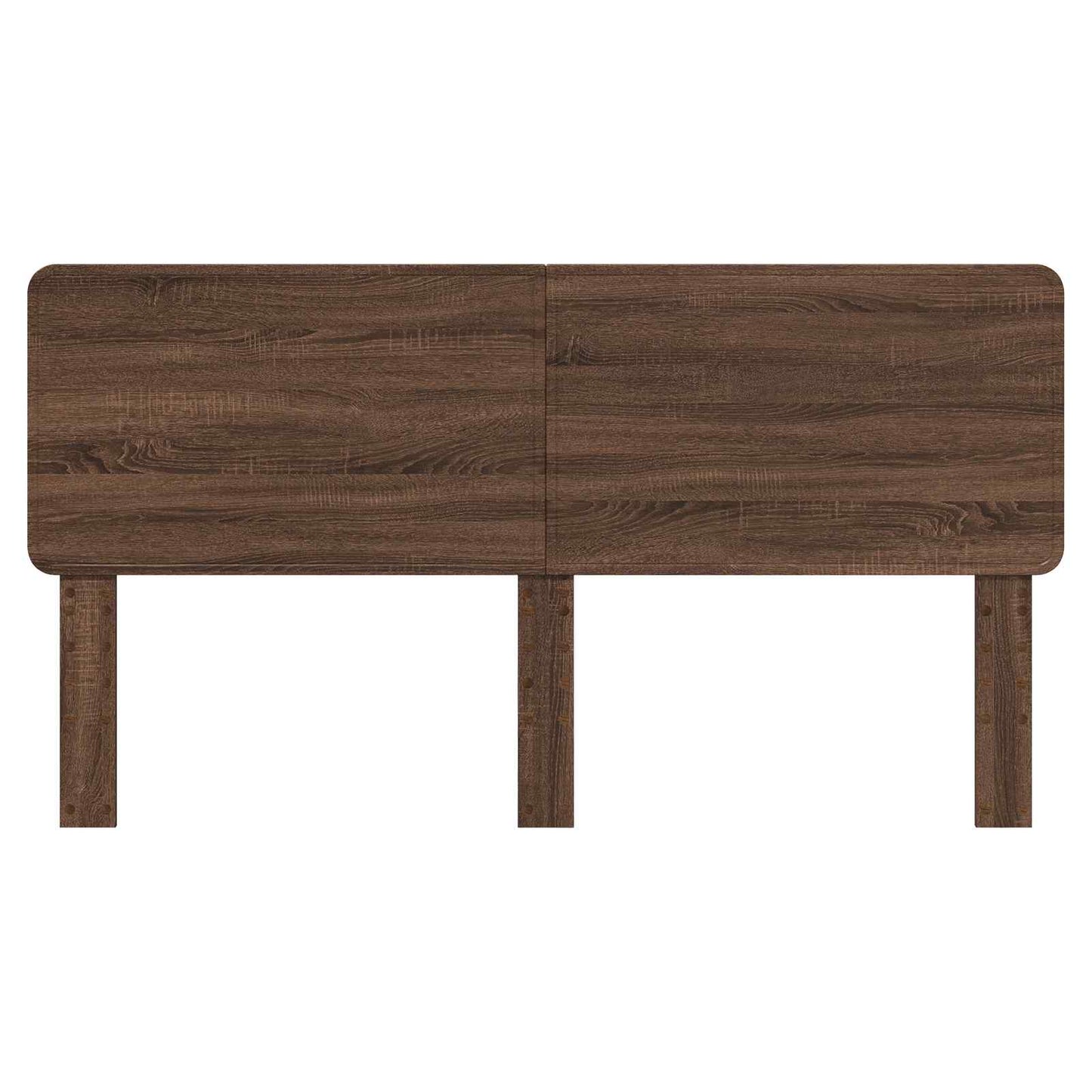 Kopfteil Braun Eichen-Optik 200 cm Holzwerkstoff