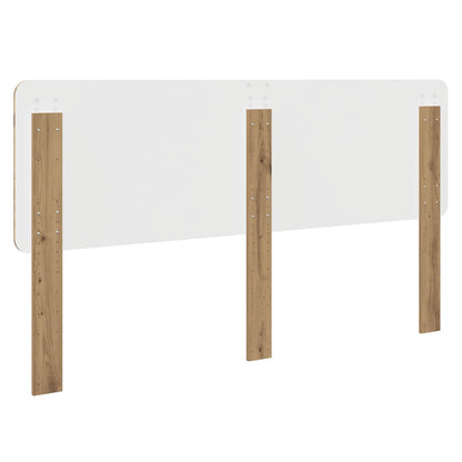 vidaXL Tête de lit Chêne Artisan 200 cm Bois d'ingénierie
