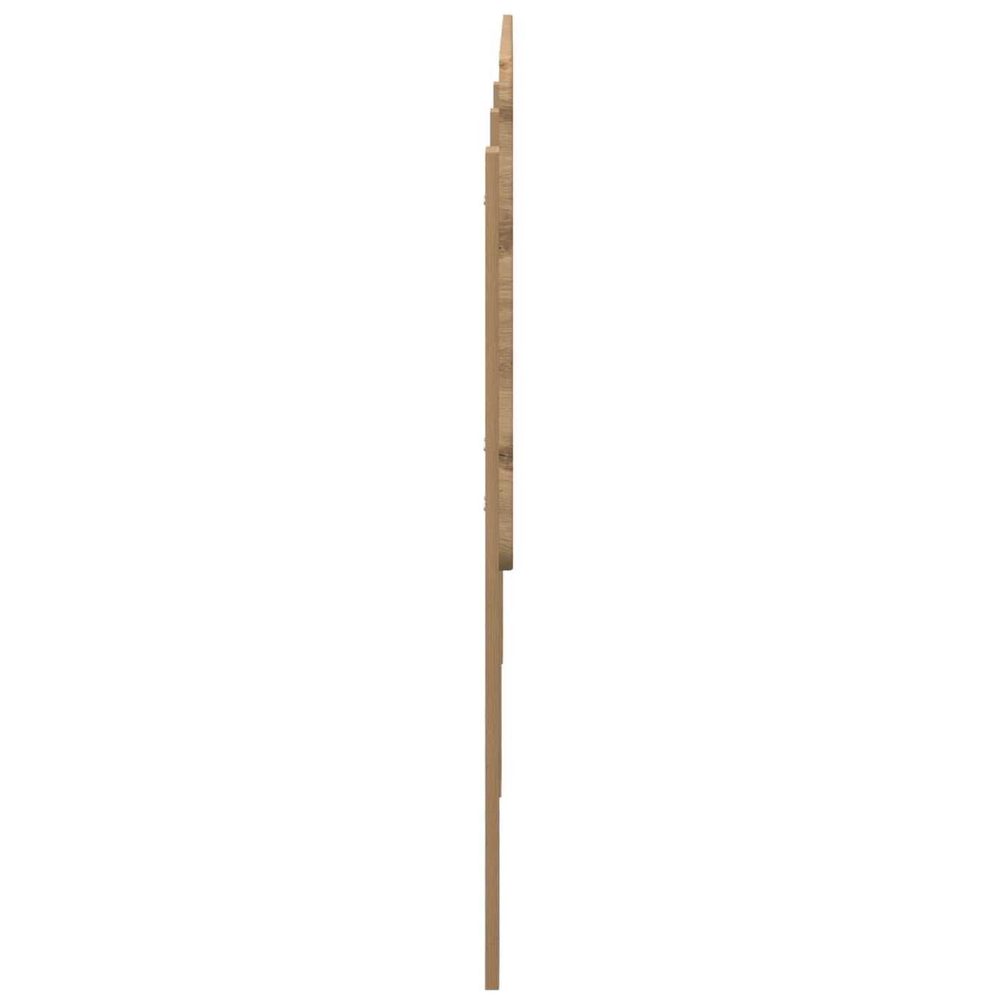 vidaXL Tête de lit Chêne Artisan 200 cm Bois d'ingénierie