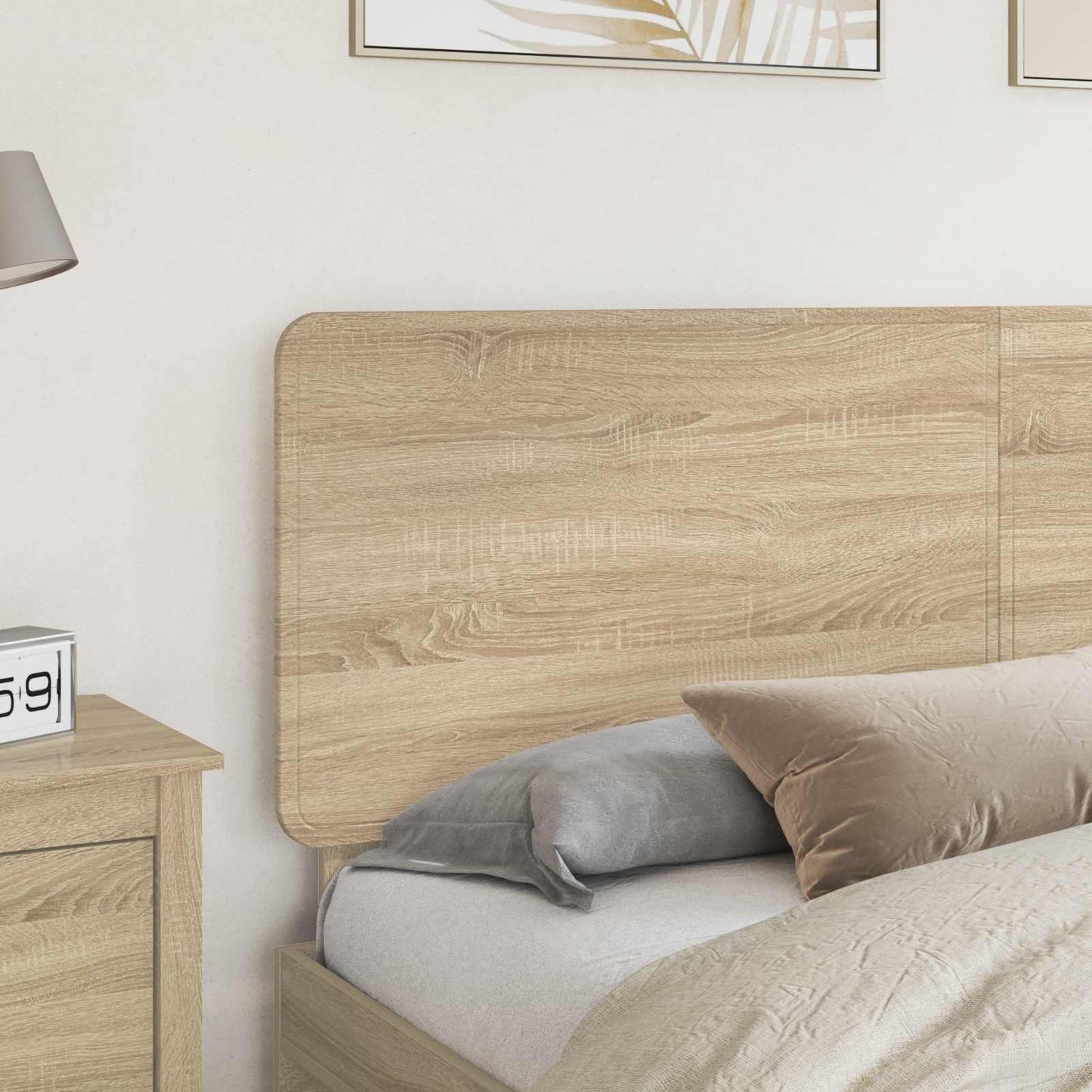 vidaXL Kopfteil Sonoma-Eiche 180 cm Holzwerkstoff