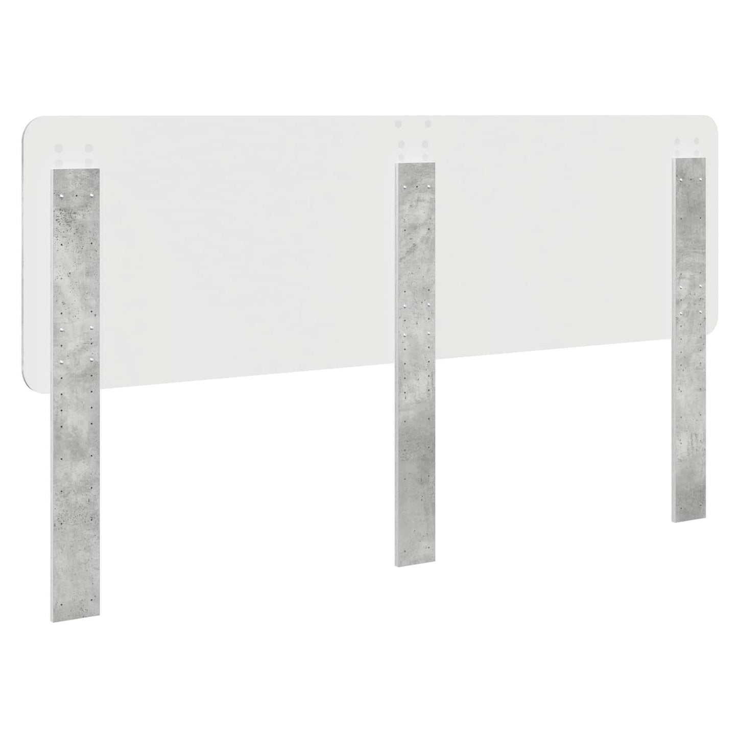 vidaXL Kopfteil Beton Grau 180 cm Holzwerkstoff