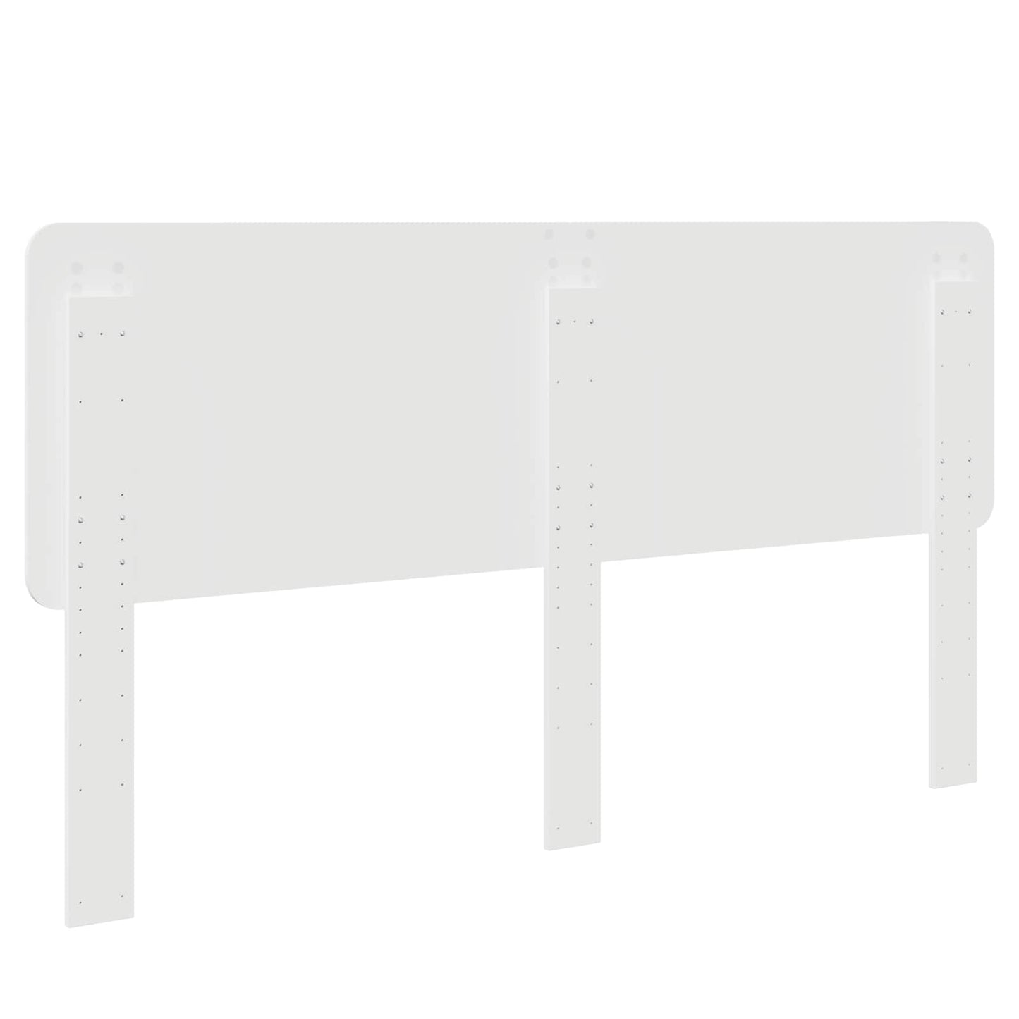 Kopfteil Glänzend Weiß 180 cm Holzwerkstoff