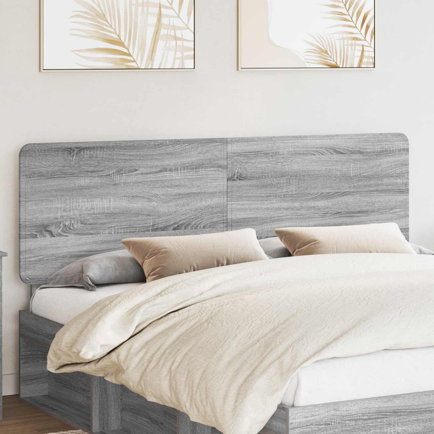 vidaXL Kopfteil Graues Sonoma 180 cm Holzwerkstoff