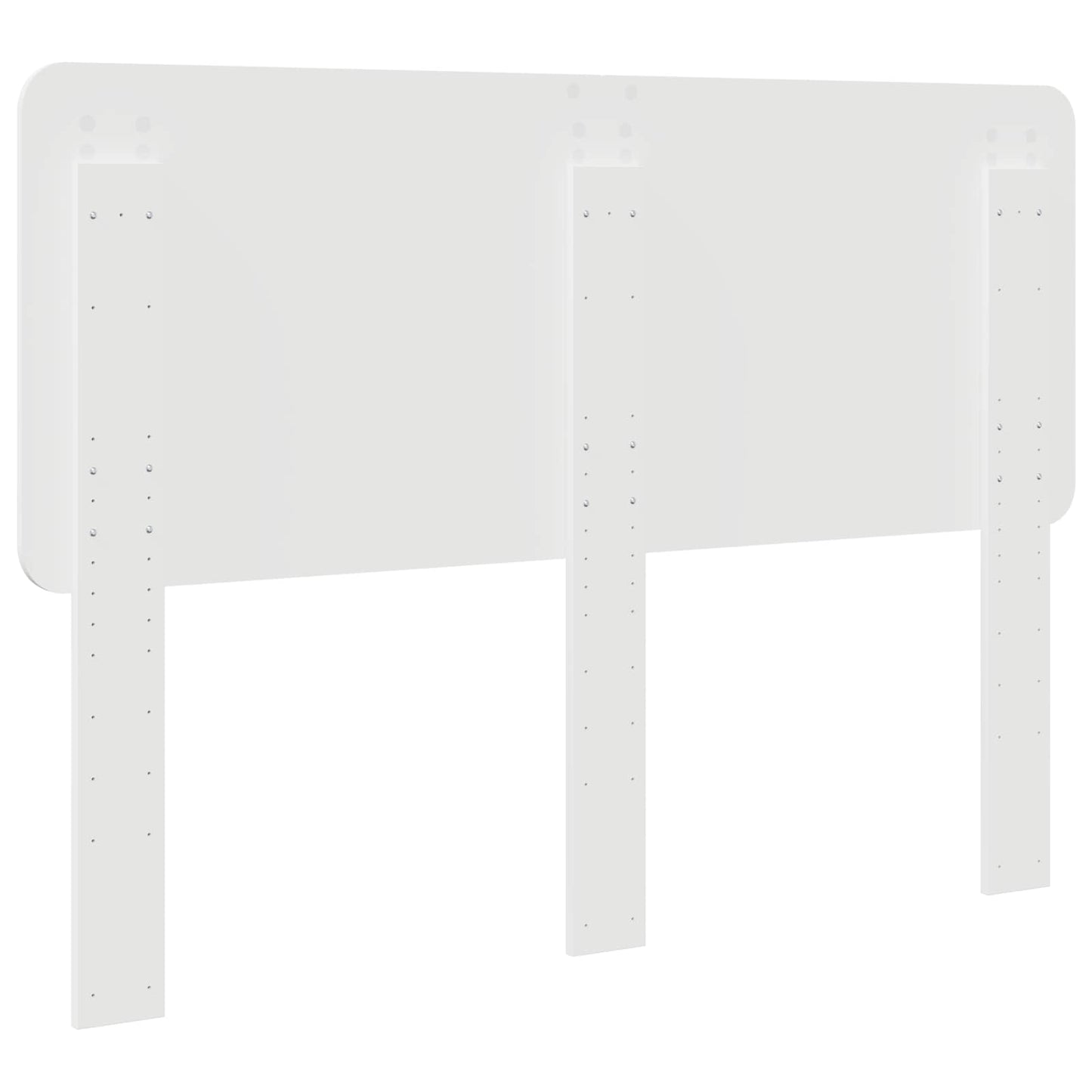 Kopfteil Weiß 160 cm Holzwerkstoff