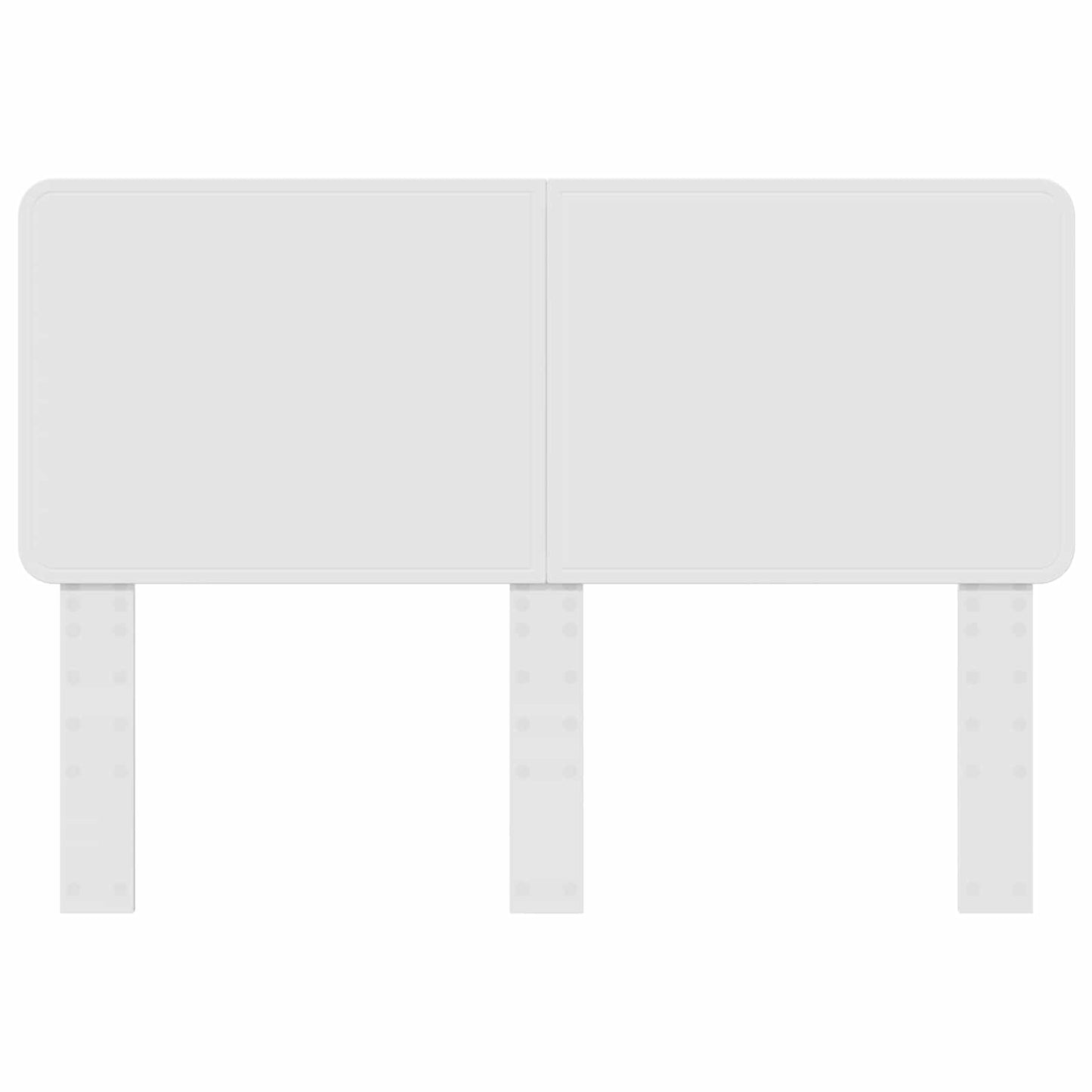 Kopfteil Weiß 160 cm Holzwerkstoff