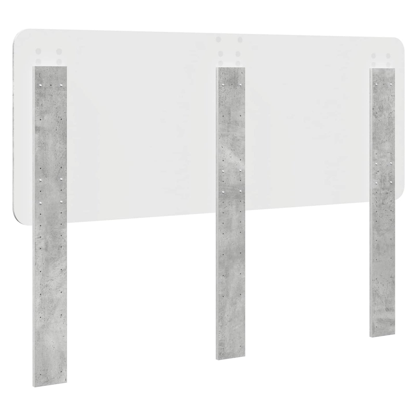 vidaXL Kopfteil Beton Grau 160 cm Holzwerkstoff