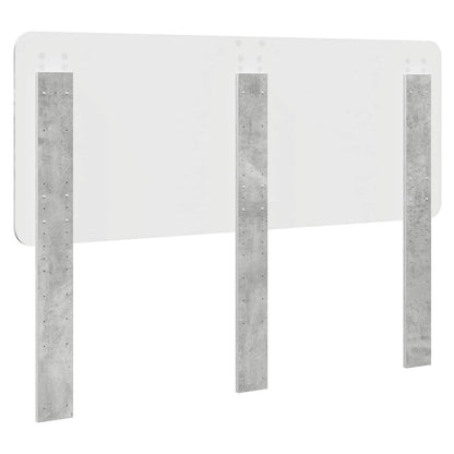 vidaXL Kopfteil Beton Grau 160 cm Holzwerkstoff