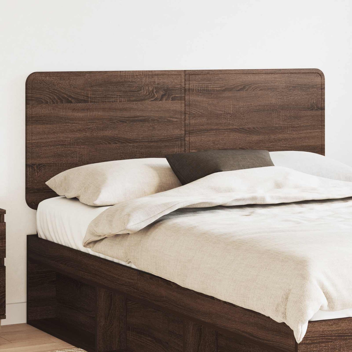 vidaXL Kopfteil Braun Eichen-Optik 160 cm Holzwerkstoff