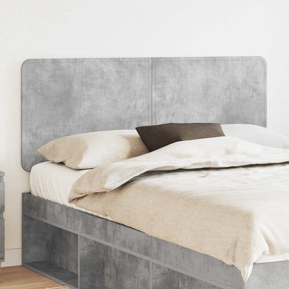 vidaXL Kopfteil Beton Grau 150 cm Holzwerkstoff