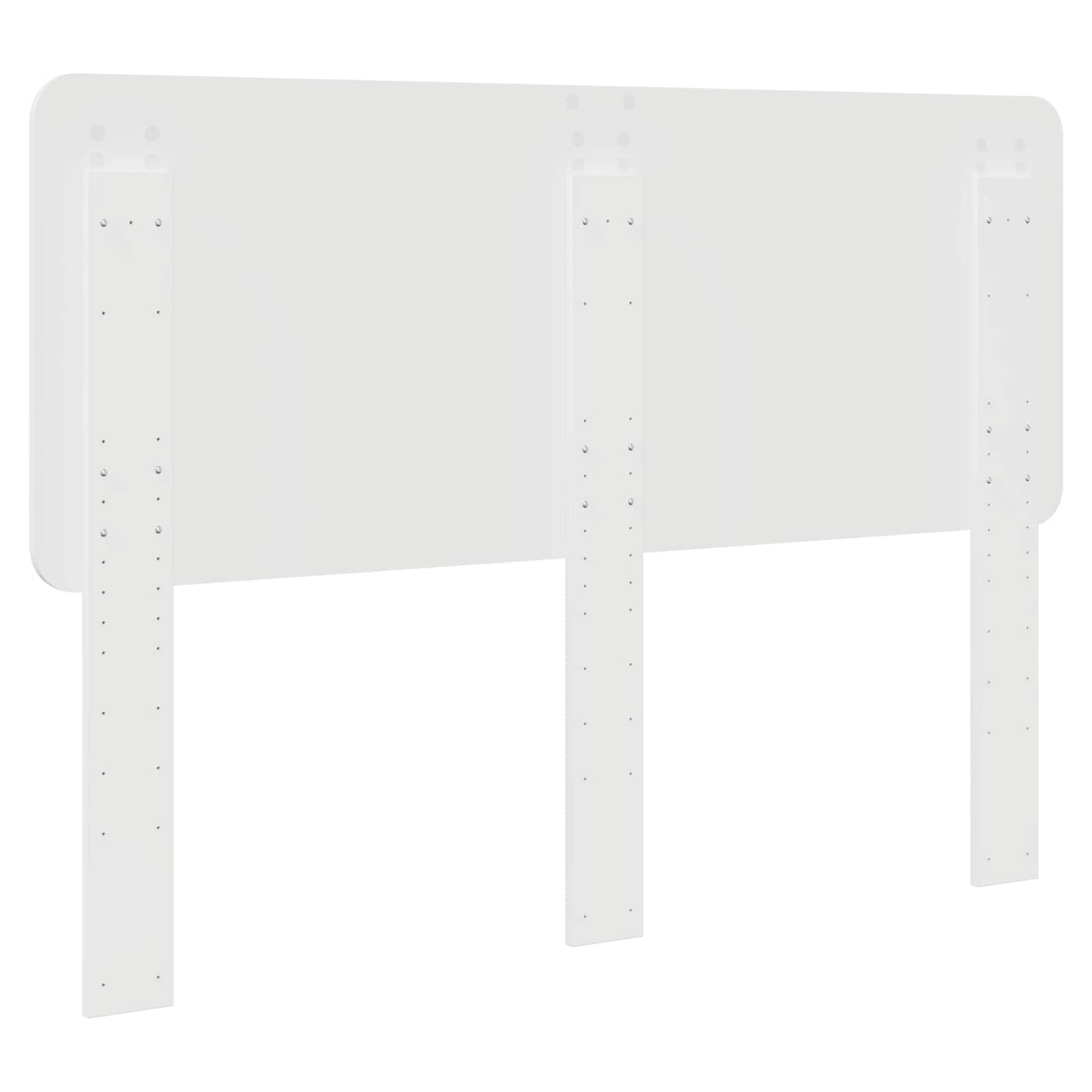 Kopfteil Glänzend Weiß 150 cm Holzwerkstoff