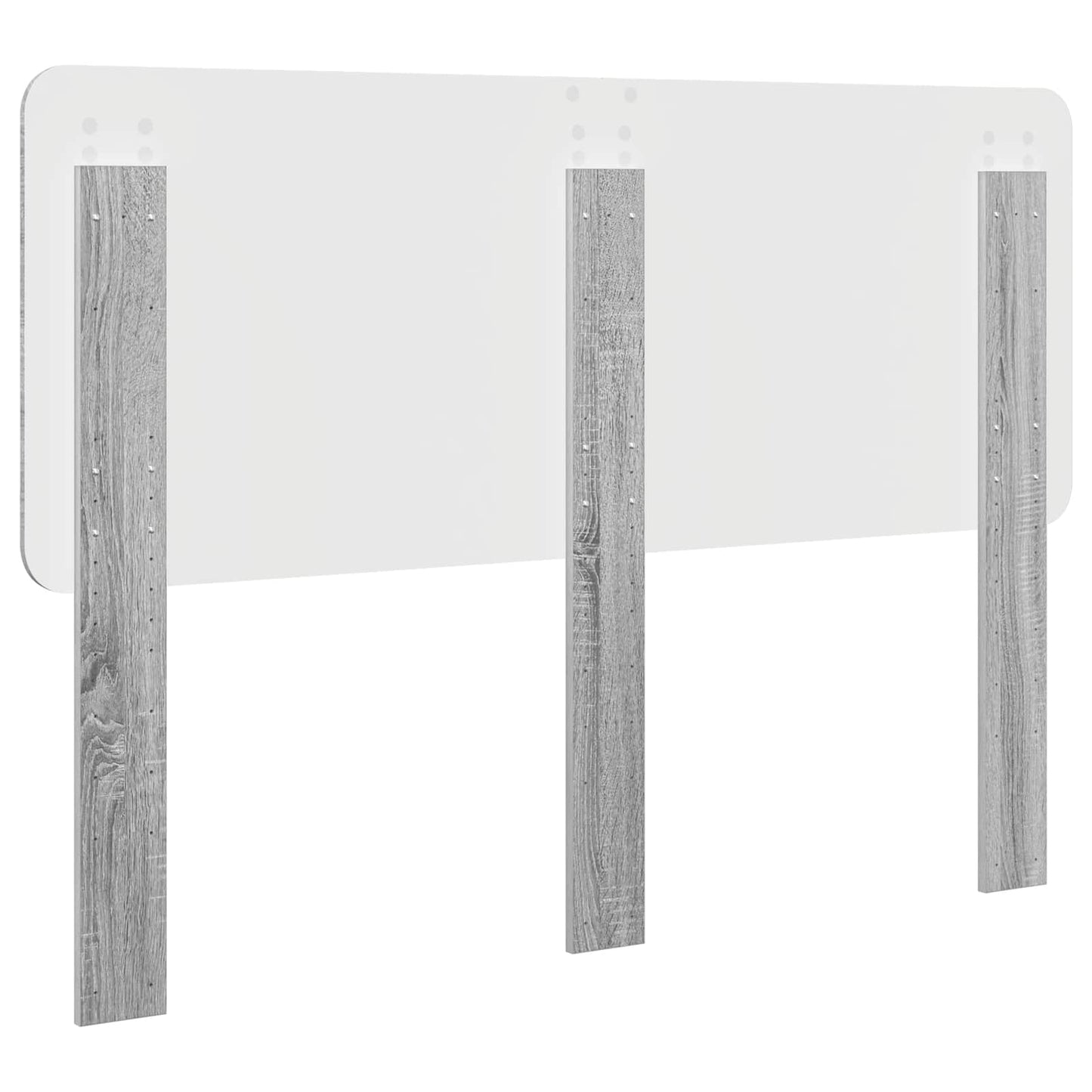 Kopfteil Graues Sonoma 150 cm Holzwerkstoff