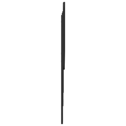 Kopfteil Schwarz Eichen-Optik 140 cm Holzwerkstoff