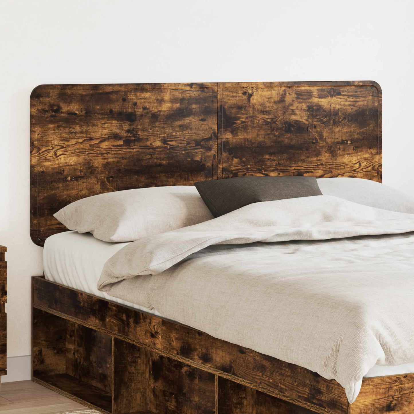 vidaXL Kopfteil Geräucherte Eiche 140 cm Holzwerkstoff