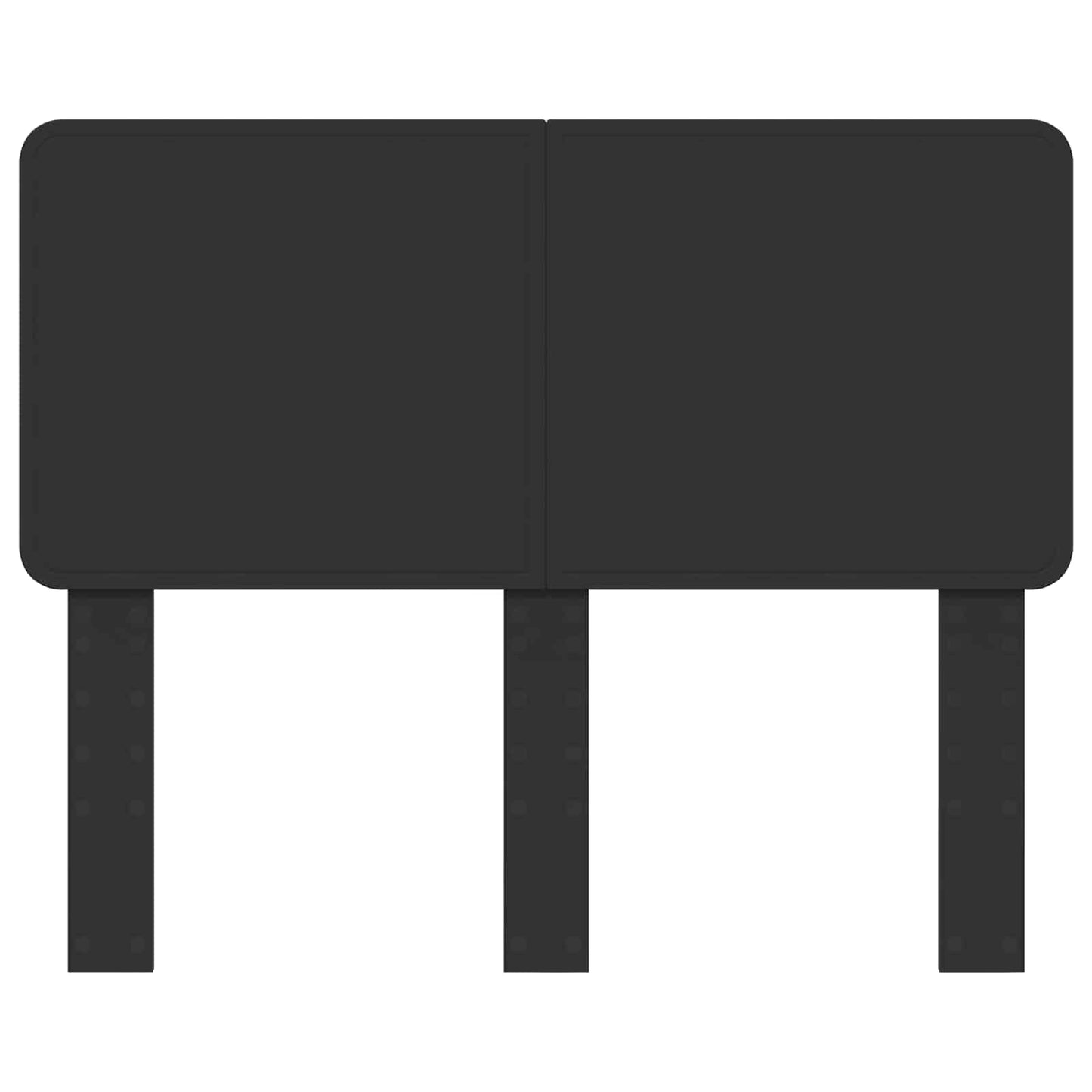 vidaXL Kopfteil Schwarz Eichen-Optik 135 cm Holzwerkstoff
