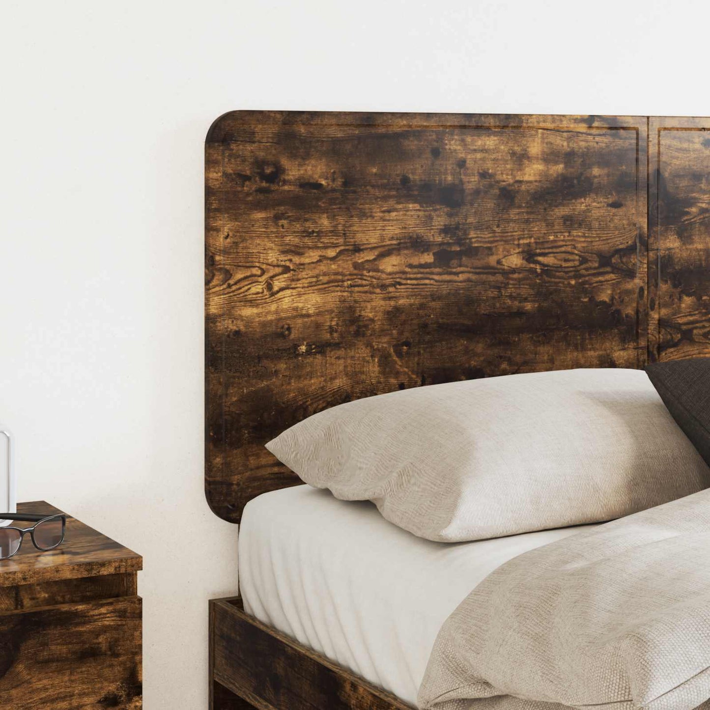 vidaXL Kopfteil Geräucherte Eiche 135 cm Holzwerkstoff