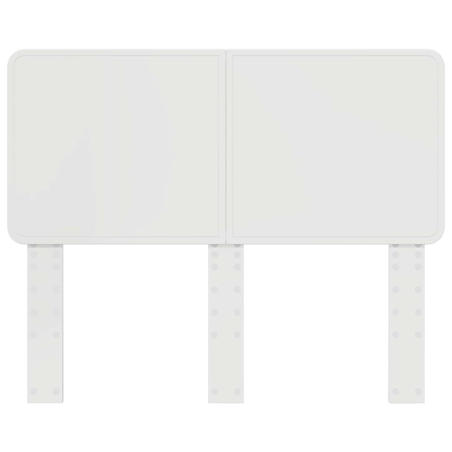 Kopfteil Weiß 120 cm Holzwerkstoff