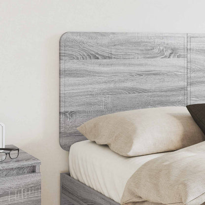 vidaXL Kopfteil Graues Sonoma 120 cm Holzwerkstoff