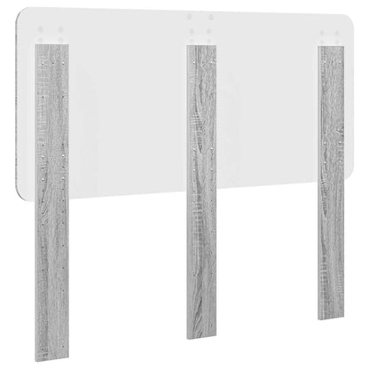 vidaXL Kopfteil Graues Sonoma 120 cm Holzwerkstoff