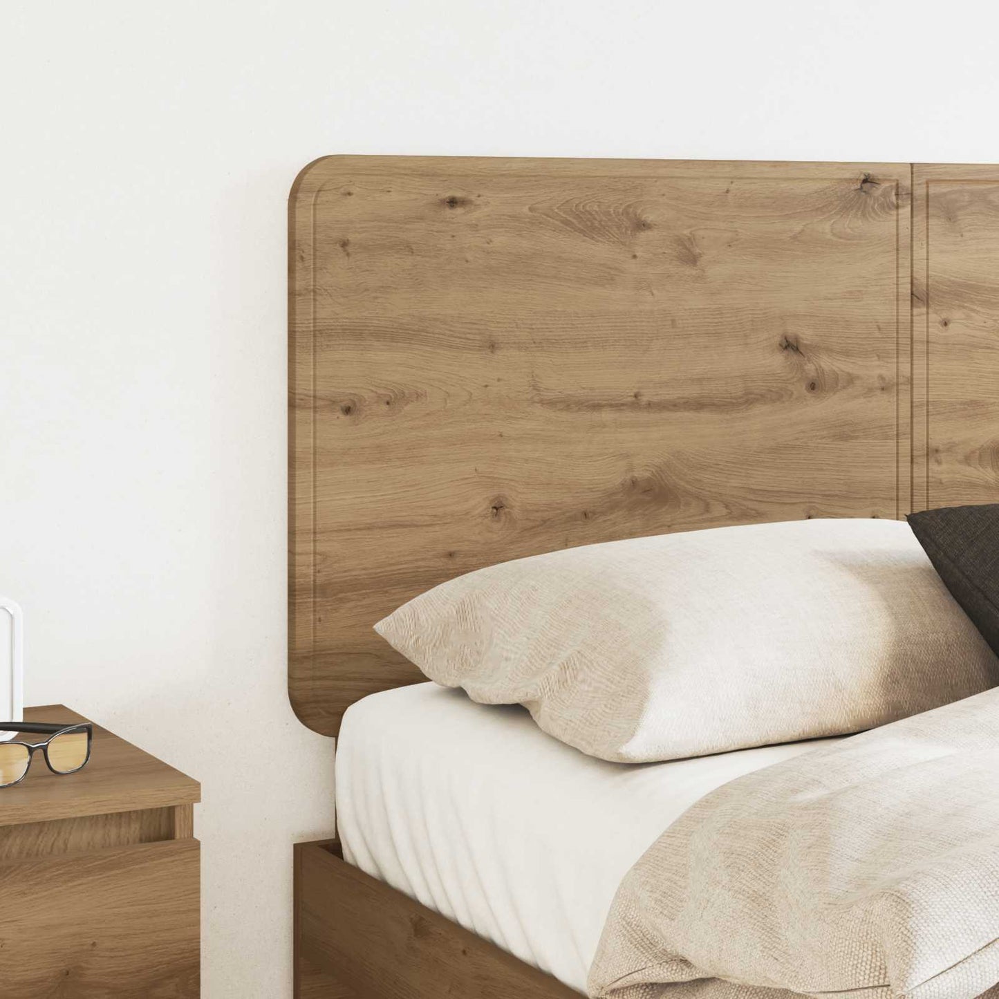 vidaXL Kopfteil Artisan-Eiche 120 cm Holzwerkstoff