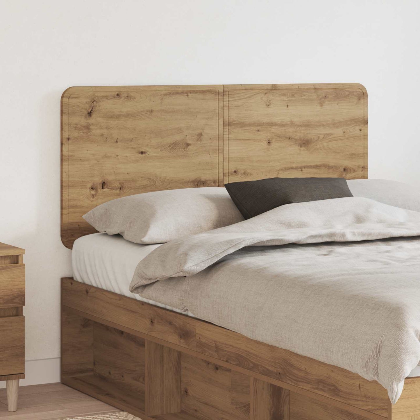 vidaXL Kopfteil Artisan-Eiche 120 cm Holzwerkstoff