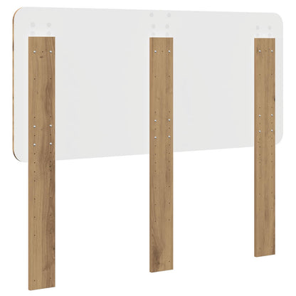 vidaXL Kopfteil Artisan-Eiche 120 cm Holzwerkstoff