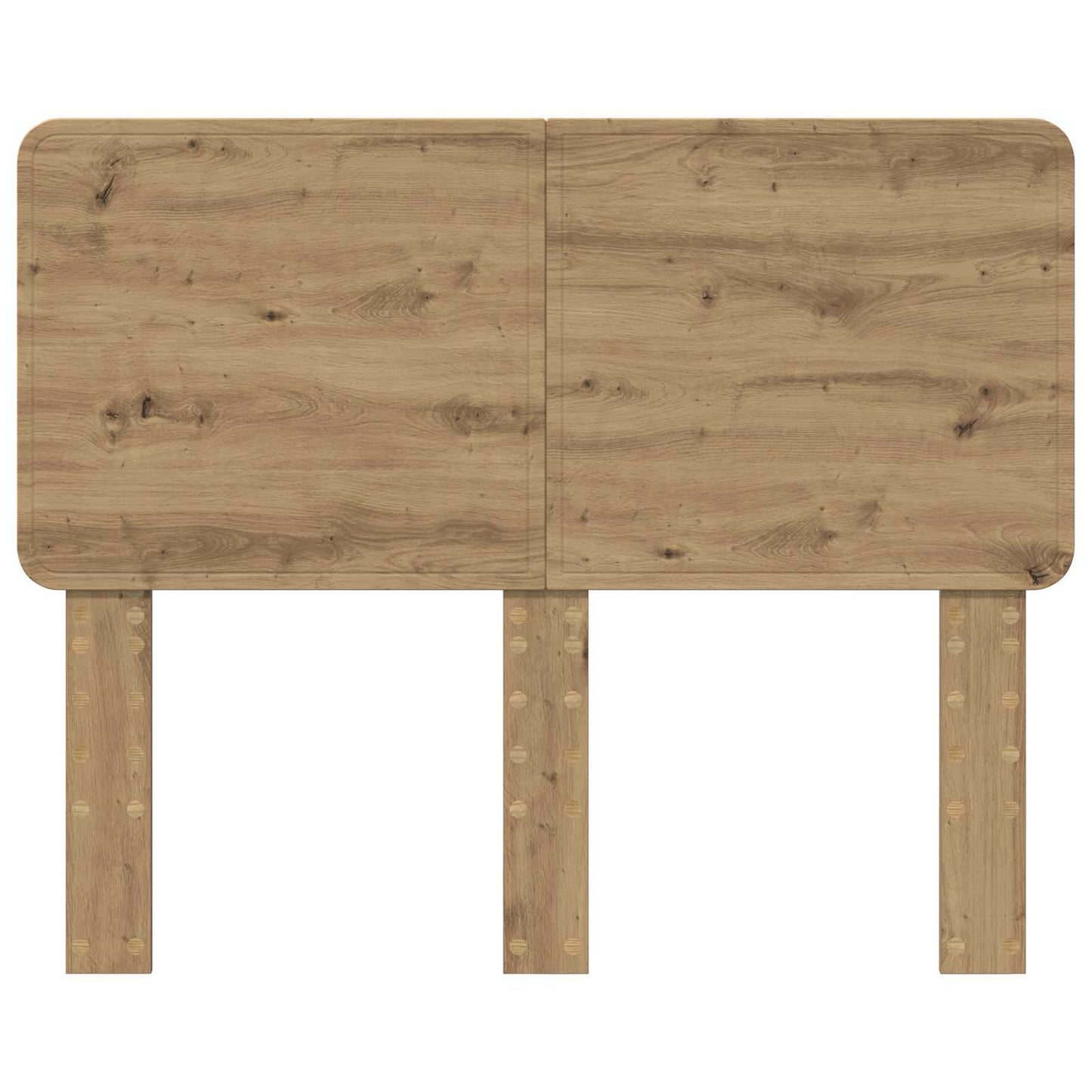 vidaXL Kopfteil Artisan-Eiche 120 cm Holzwerkstoff