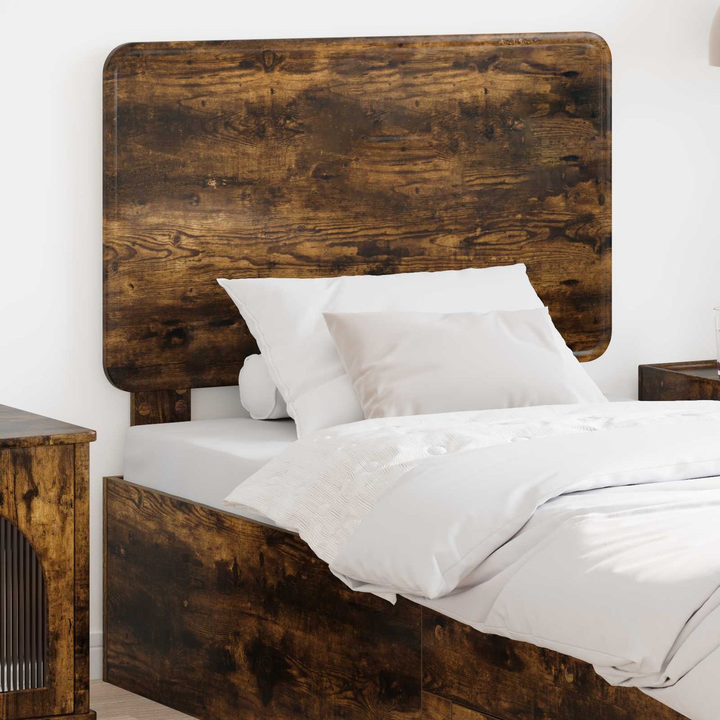 vidaXL Kopfteil Geräucherte Eiche 100 cm Holzwerkstoff