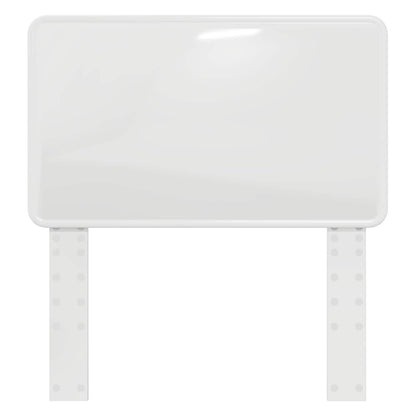 Kopfteil Glänzend Weiß 90 cm Holzwerkstoff