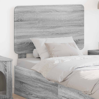 vidaXL Kopfteil Graues Sonoma 90 cm Holzwerkstoff