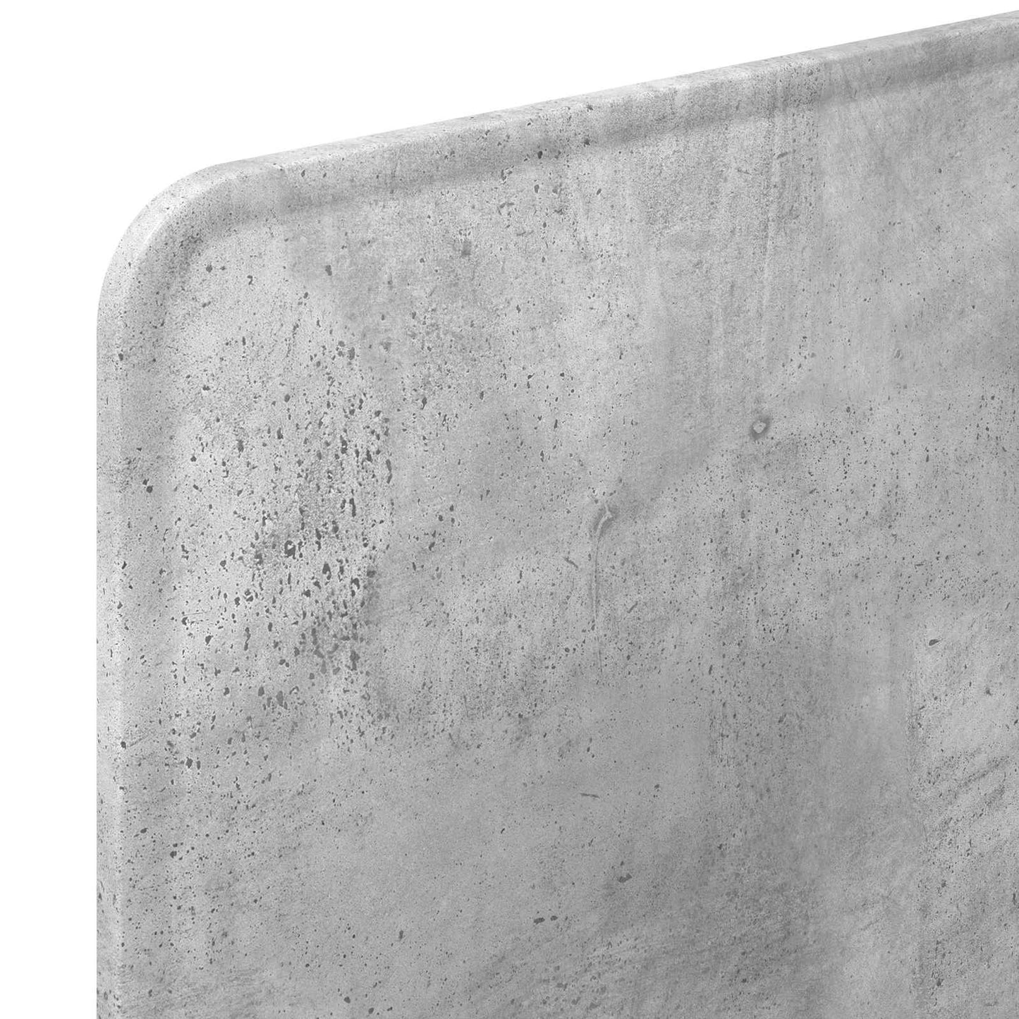 Kopfteil Beton Grau 80 cm Holzwerkstoff