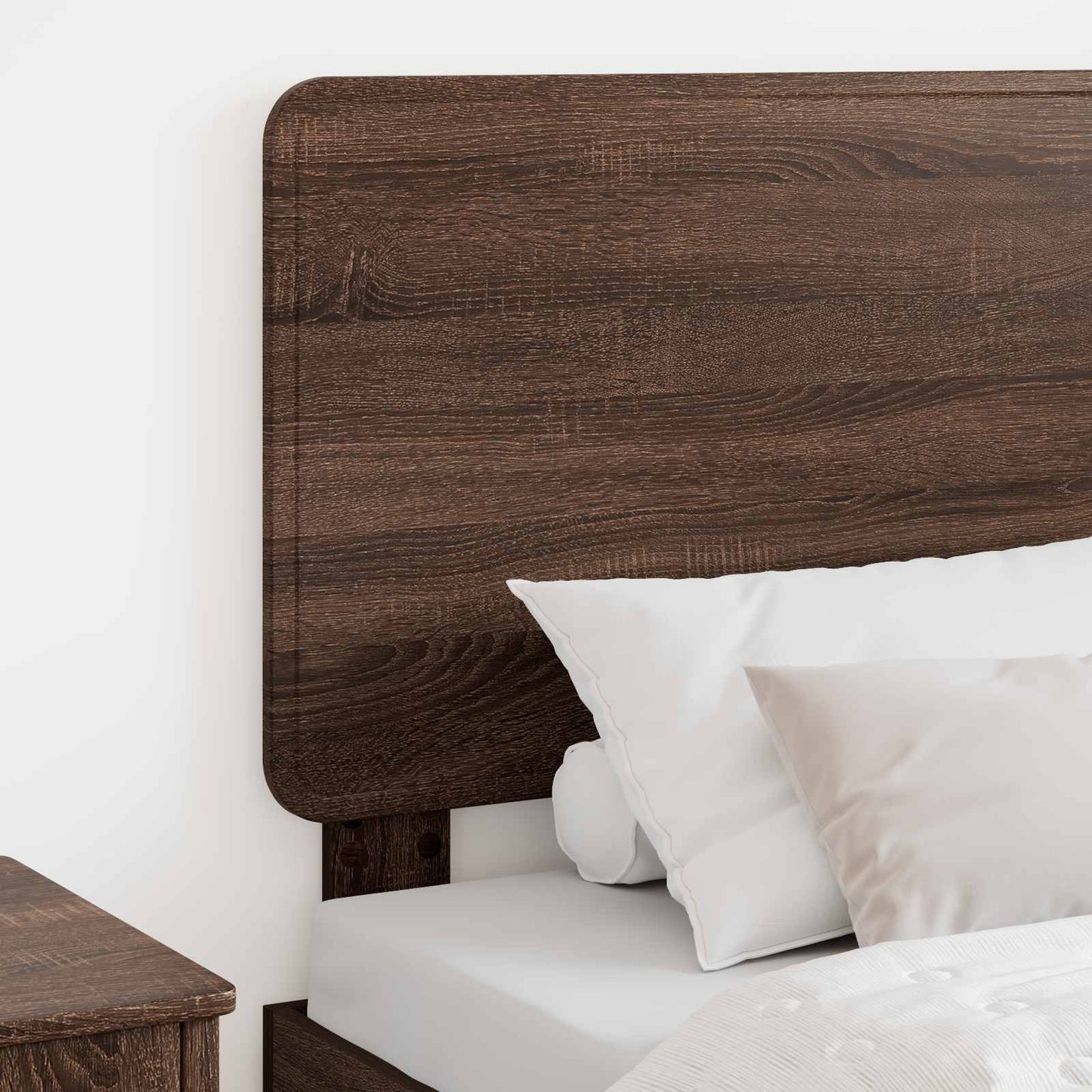 vidaXL Kopfteil Braun Eichen-Optik 80 cm Holzwerkstoff