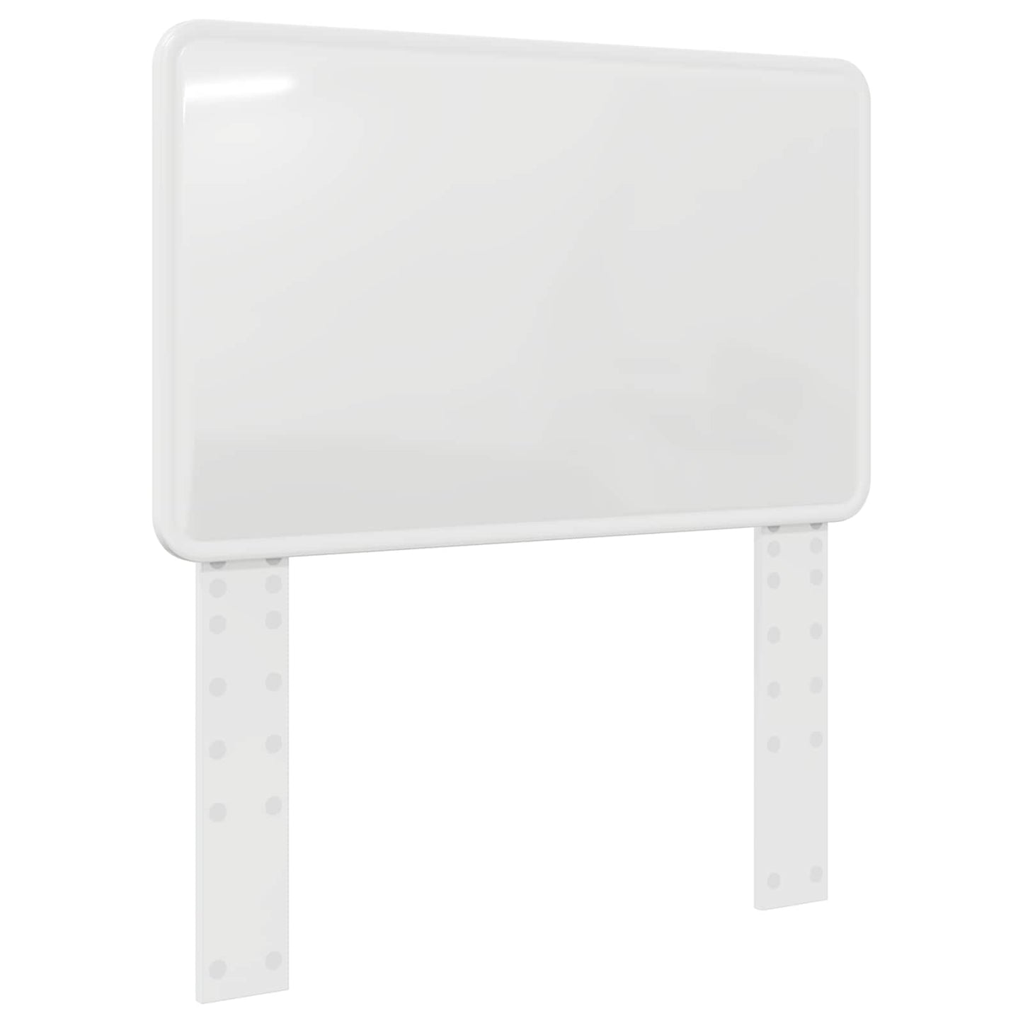 Kopfteil Glänzend Weiß 75 cm Holzwerkstoff