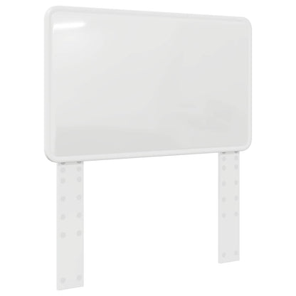 Kopfteil Glänzend Weiß 75 cm Holzwerkstoff