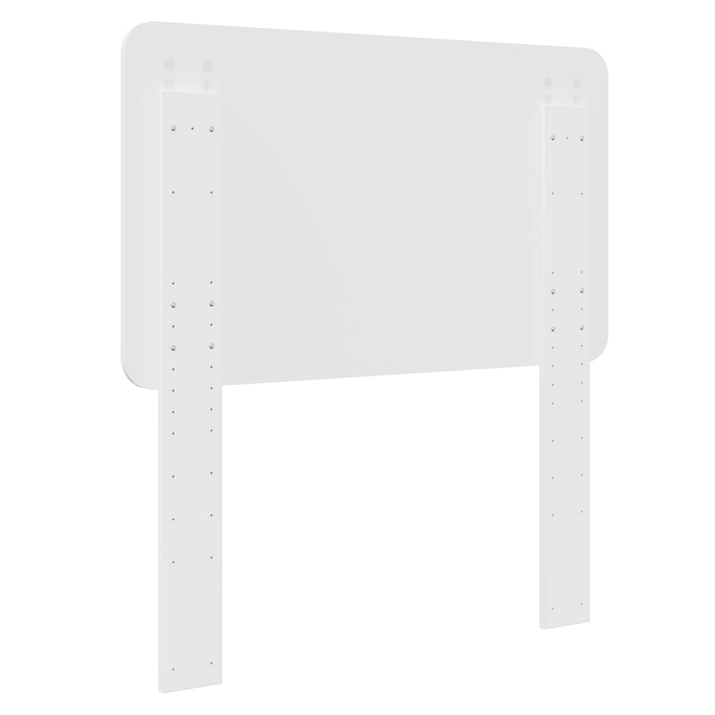 Kopfteil Glänzend Weiß 75 cm Holzwerkstoff